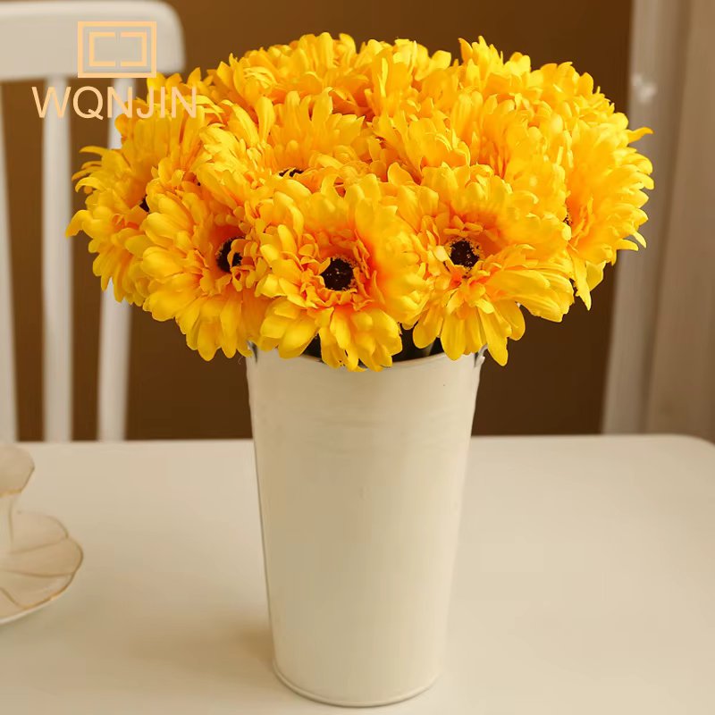 Branche de Fleurs Artificielles Gerbera