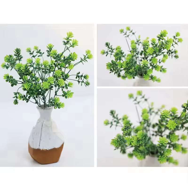 28 têtes de plantes succulentes artificielles