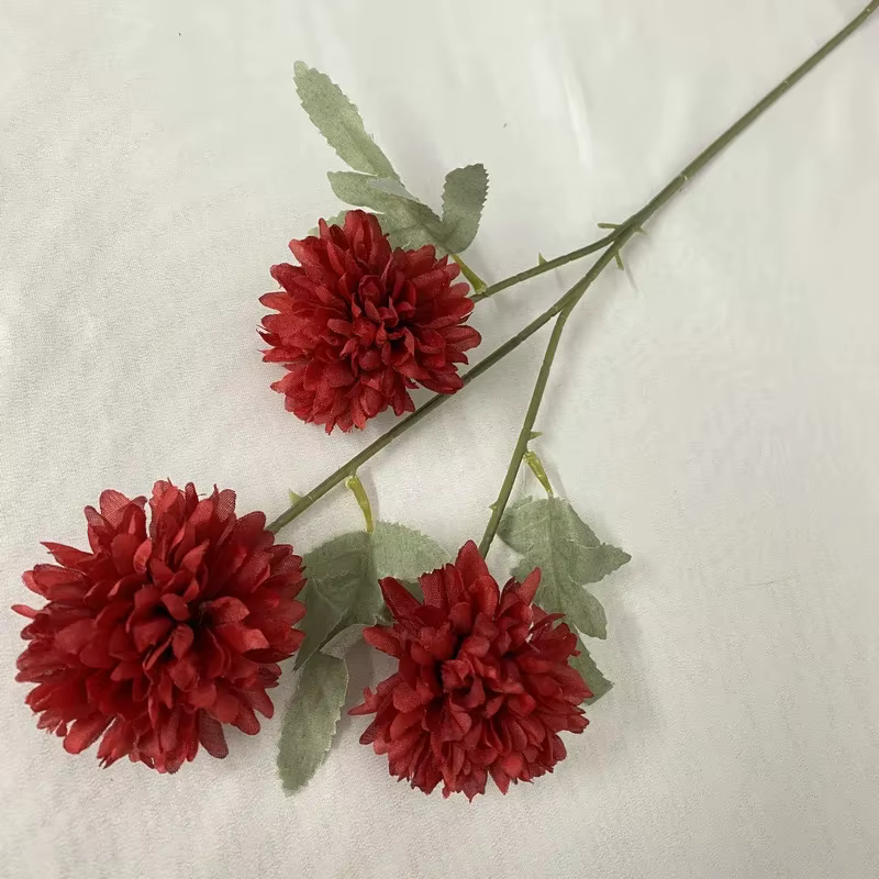 Simulation de fleurs en soie
