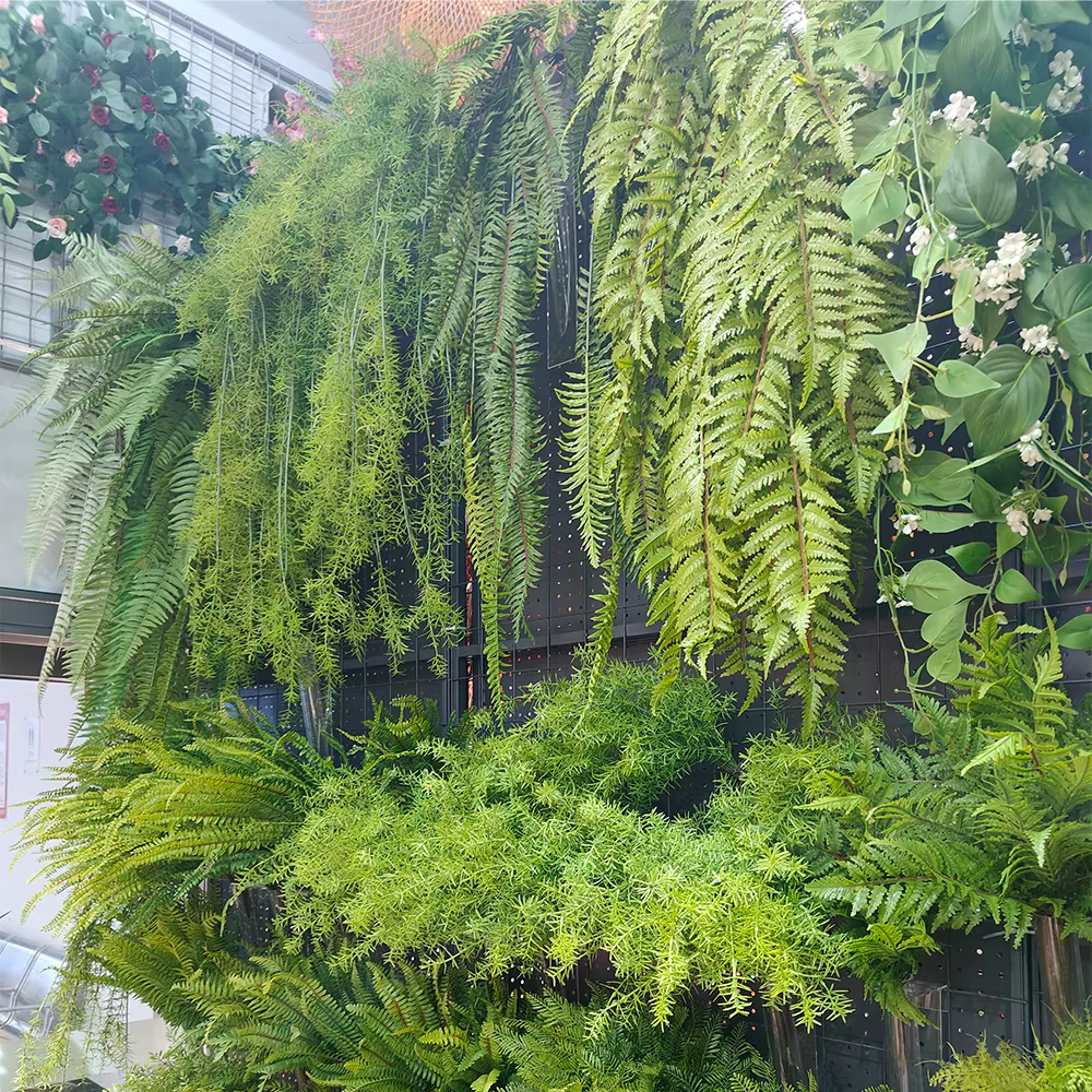 1 pièces plante verte artificielle rotin plantes d'herbe