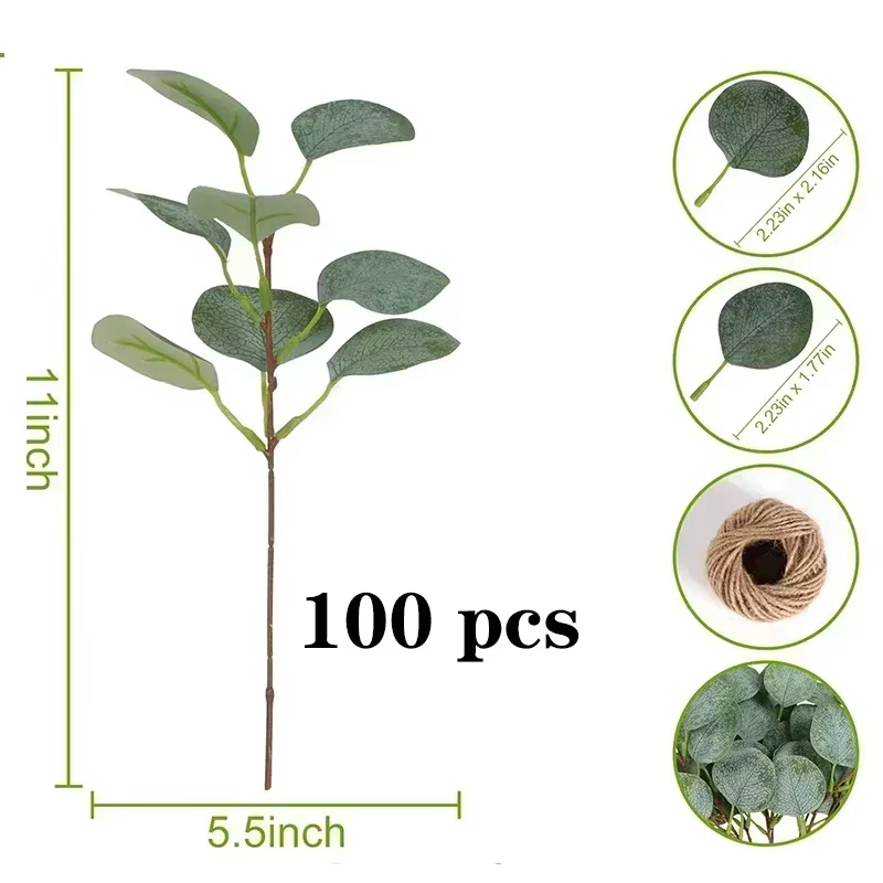 Tiges d'eucalyptus artificielles