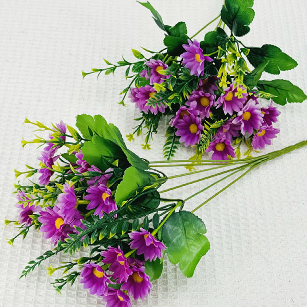 1 paquet de fleurs artificielles d'extérieur
