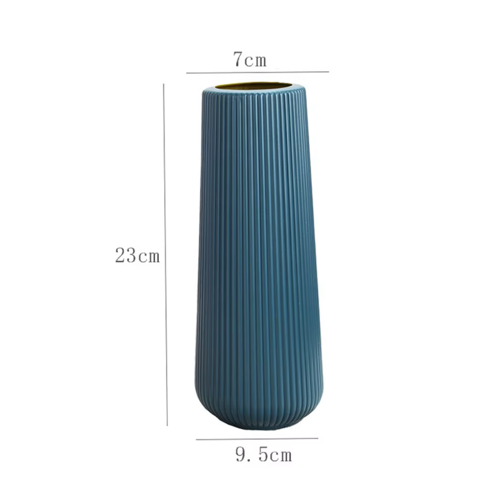 Vase à fleurs en plastique
