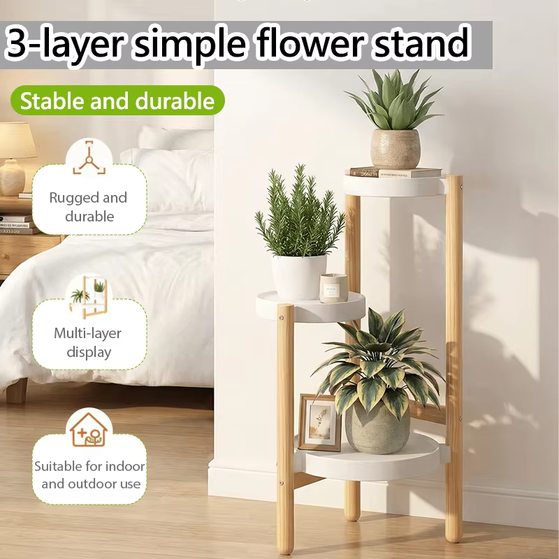 Support de fleurs de balcon multicouche, étagères pour plantes, support d'angle pour plantes, présentoir, chariot, organisateur de Patio de jardin