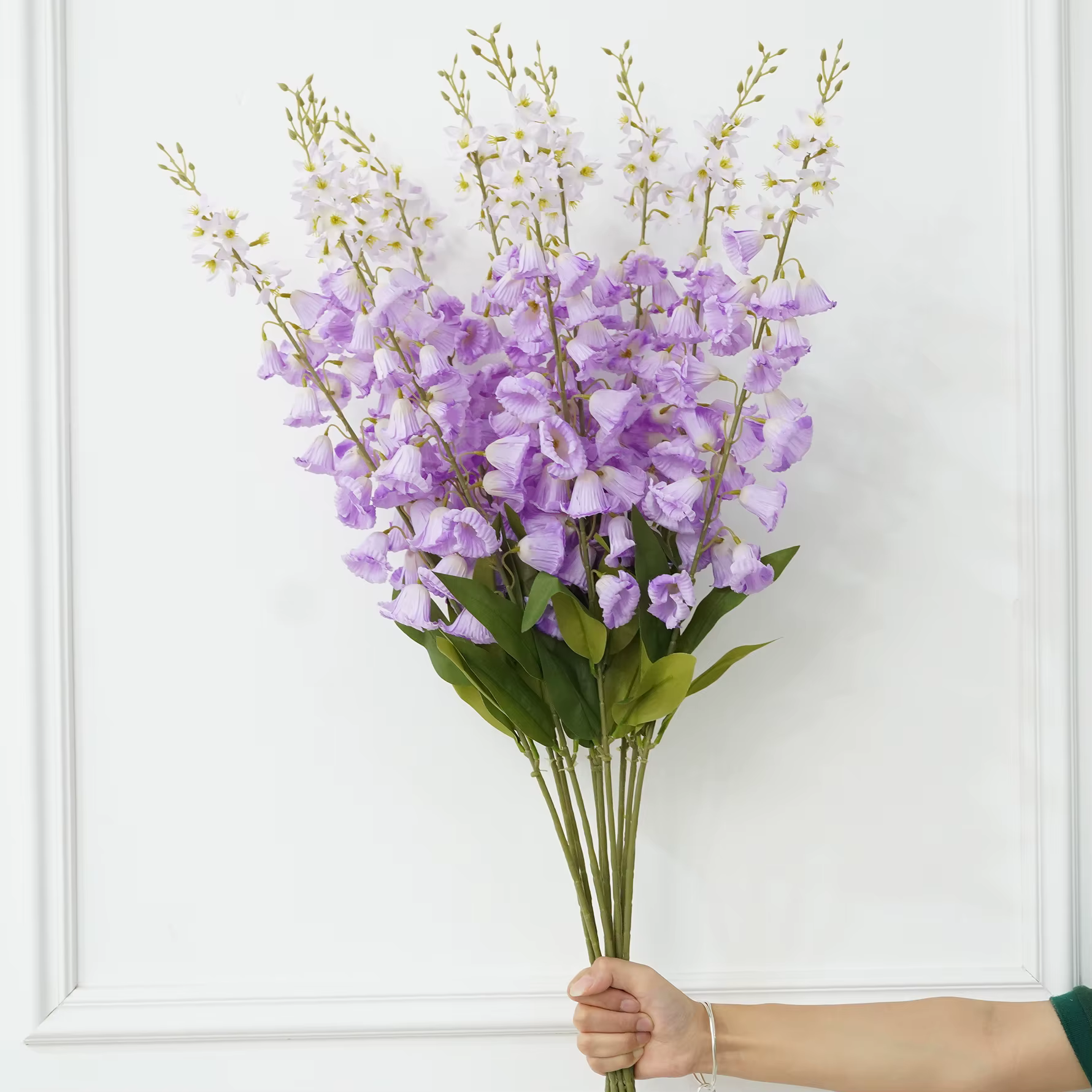 CHUXIN C9991 Fleur artificielle de clochettes violettes