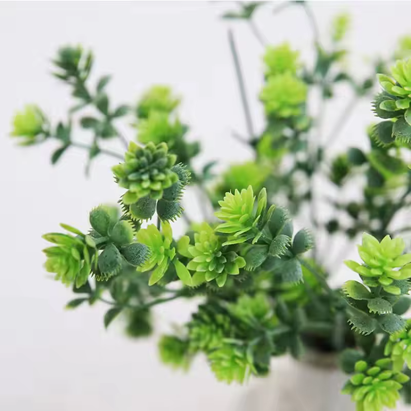 28 têtes de plantes succulentes artificielles
