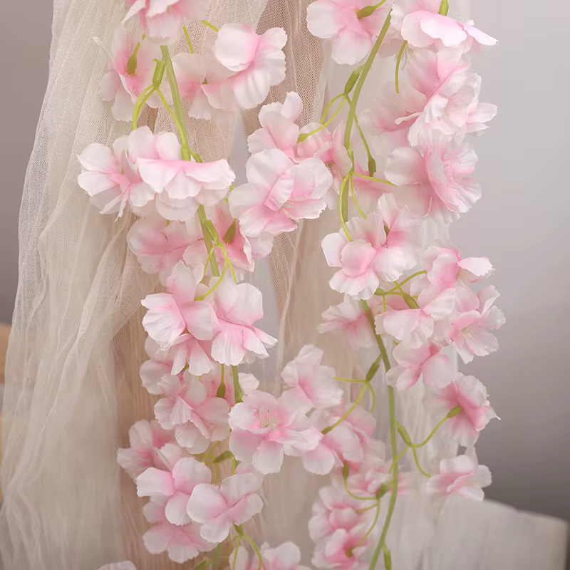 Fleurs artificielles Sakura suspendues