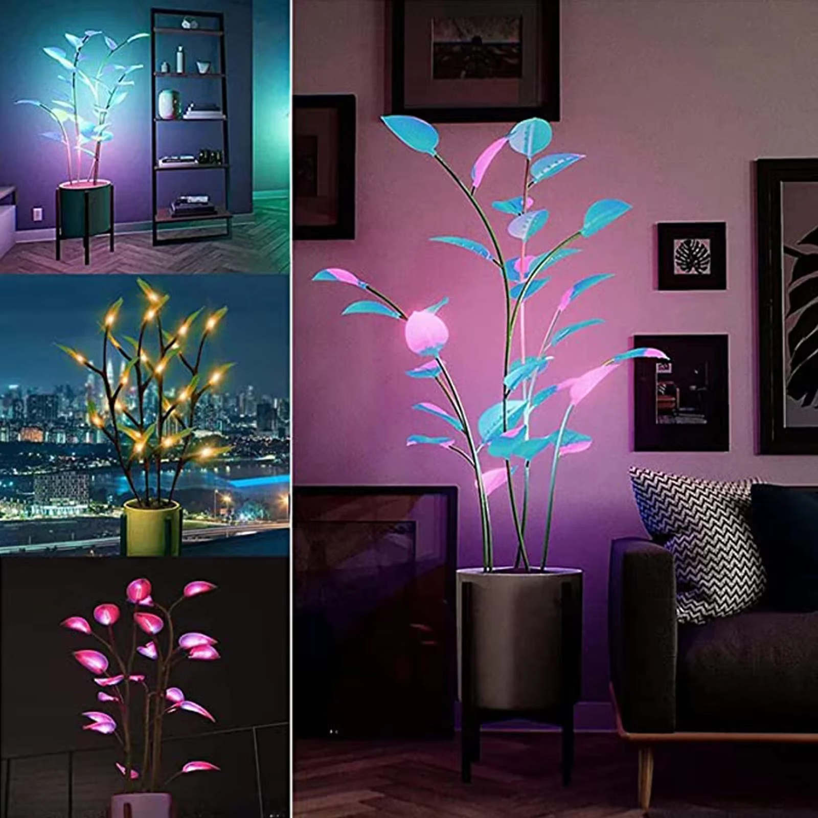 Plante en Pot Lumineuse Magique 007