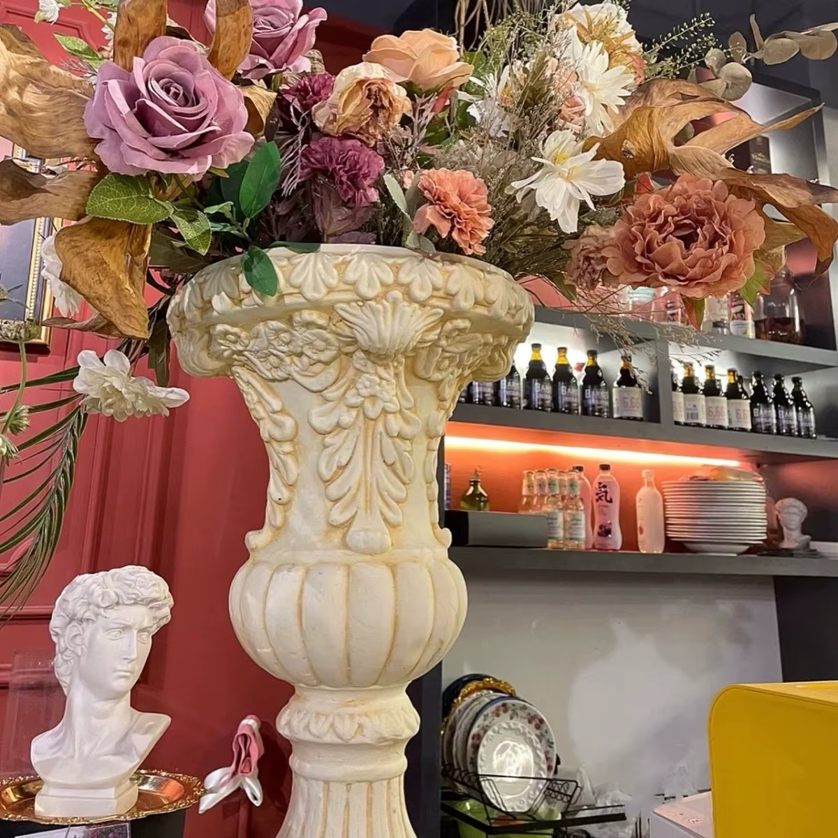 Pot de fleur en Relief de Style européen