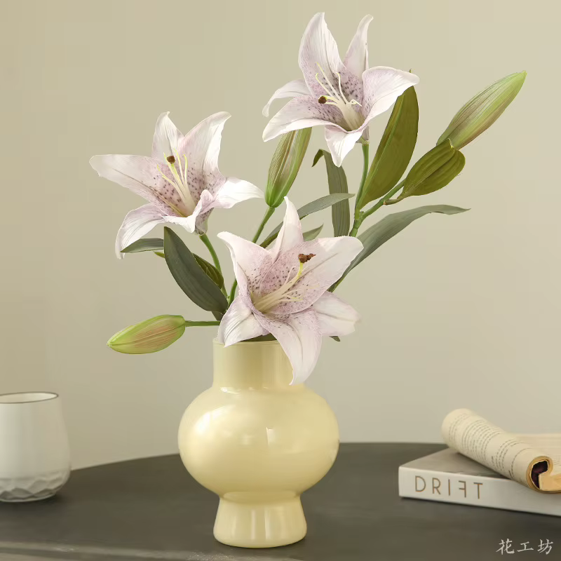 Fleurs Artificielles de Lys Blanc