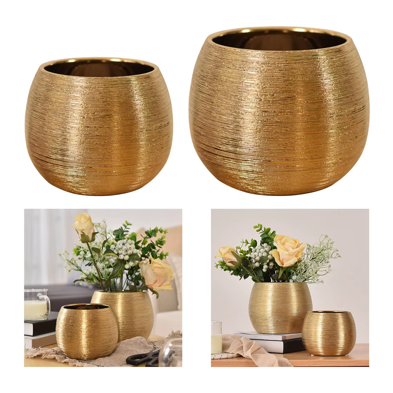 Pots de plantes en céramique modernes