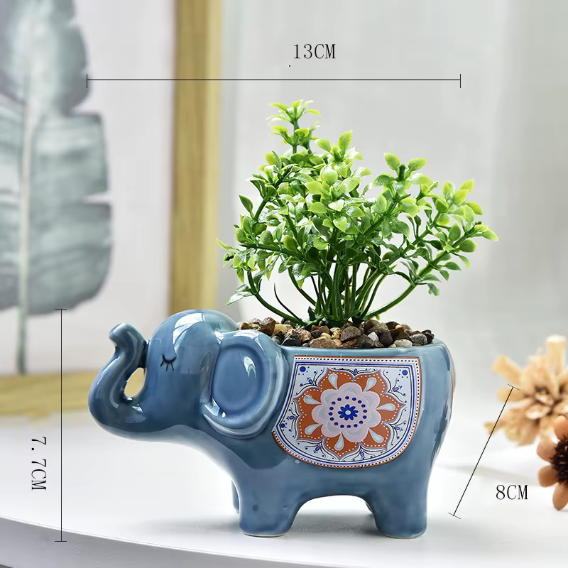 Pots de fleurs d'animaux de dessin animé original