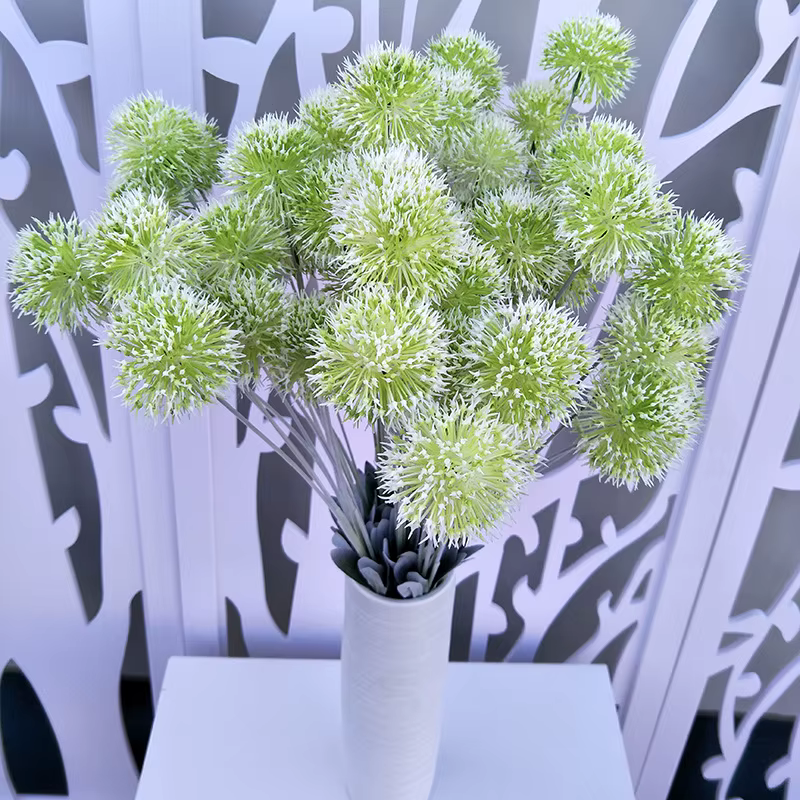 Bouquet de pissenlits artificiels pour la décoration intérieure