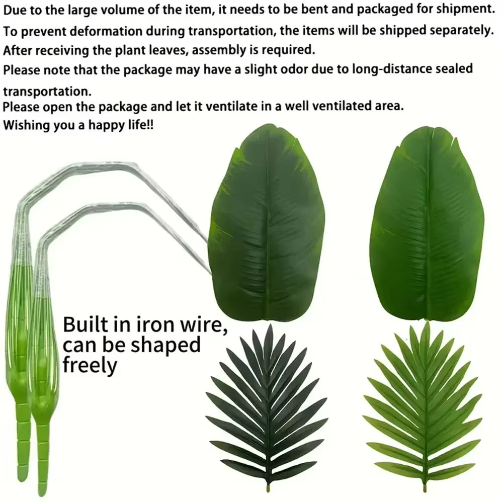 1 pièces grandes plantes vertes réalistes arbre d'argent artificiel paume pour jardin extérieur mariages fêtes balcon porche cour noël