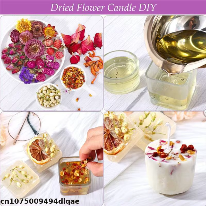 Fleurs de lys séchées 100% naturelles pour la décoration de la maison