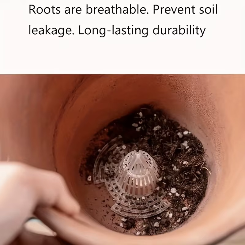 15 pièces de joints respirants en grille anti-pourriture pour racines de plantes Joint d'étanchéité pour pot de fleurs
