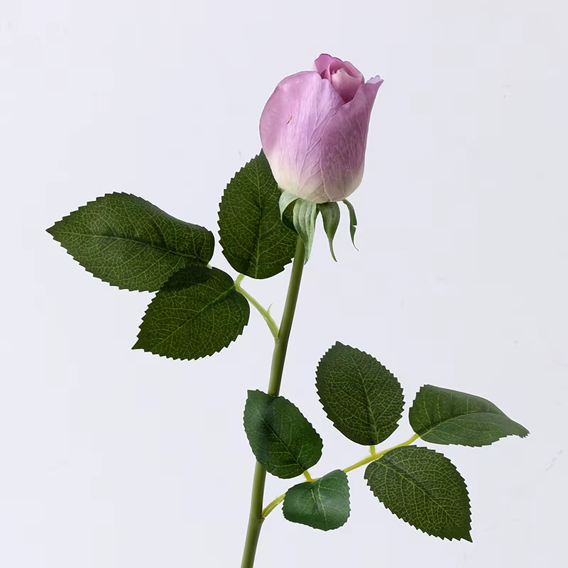 12/15 pièces de fleurs artificielles au toucher réel