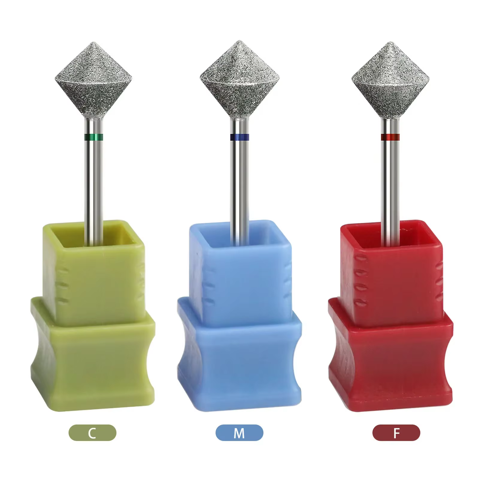Forets à ongles en diamant, fraise pour manucure, bavure rotative, accessoires de perceuse électrique, outil, équipement d'art des ongles
