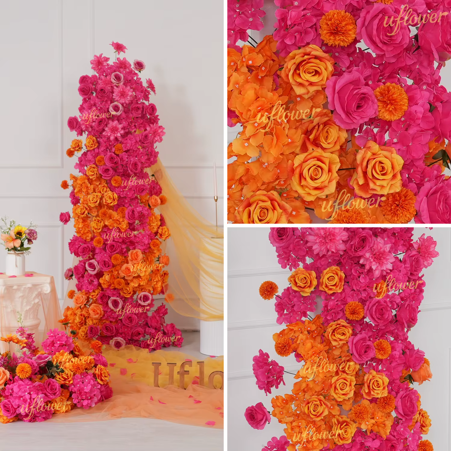 Uflower Rose artificielle