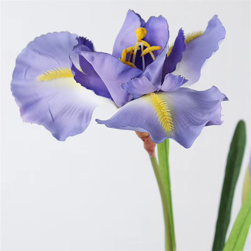 Fleurs d'iris artificielles en soie