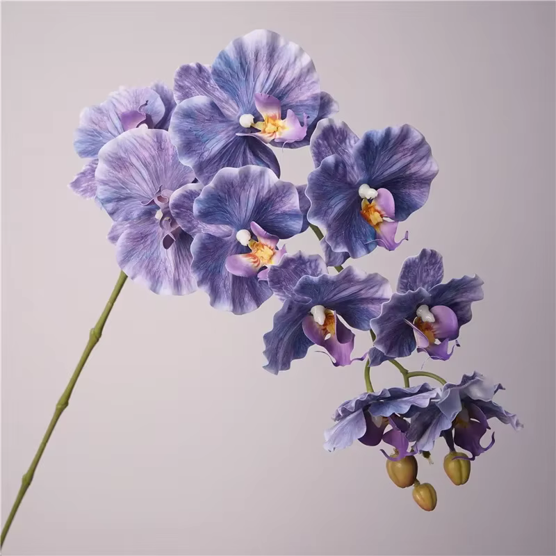Fleurs artificielles en film latex phalaenopsis