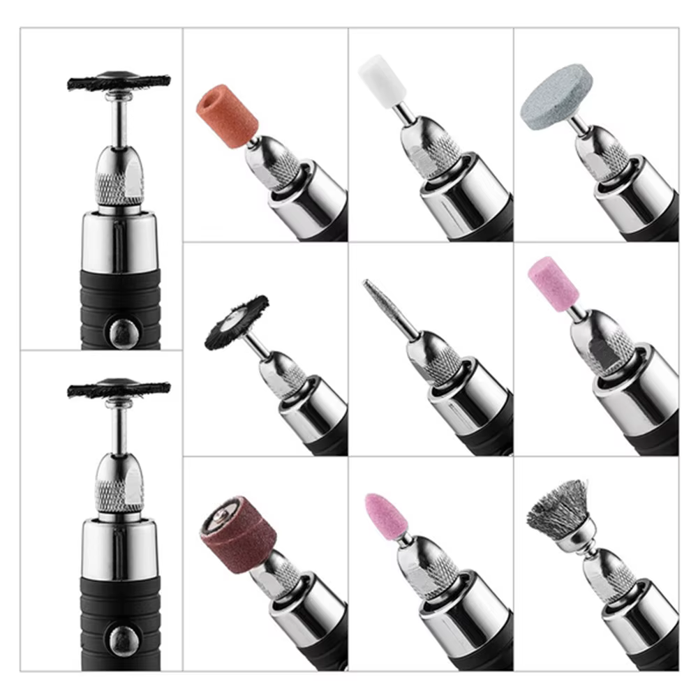 Ensemble d'accessoires pour outils rotatifs pour perceuses électriques, Compatible avec Dremel, comprend le meulage, le polissage, les mini lames de scie et