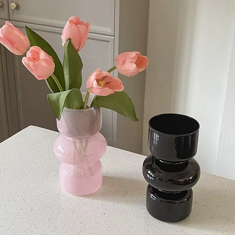 Vase décoratif en verre pour plantes d'ornement