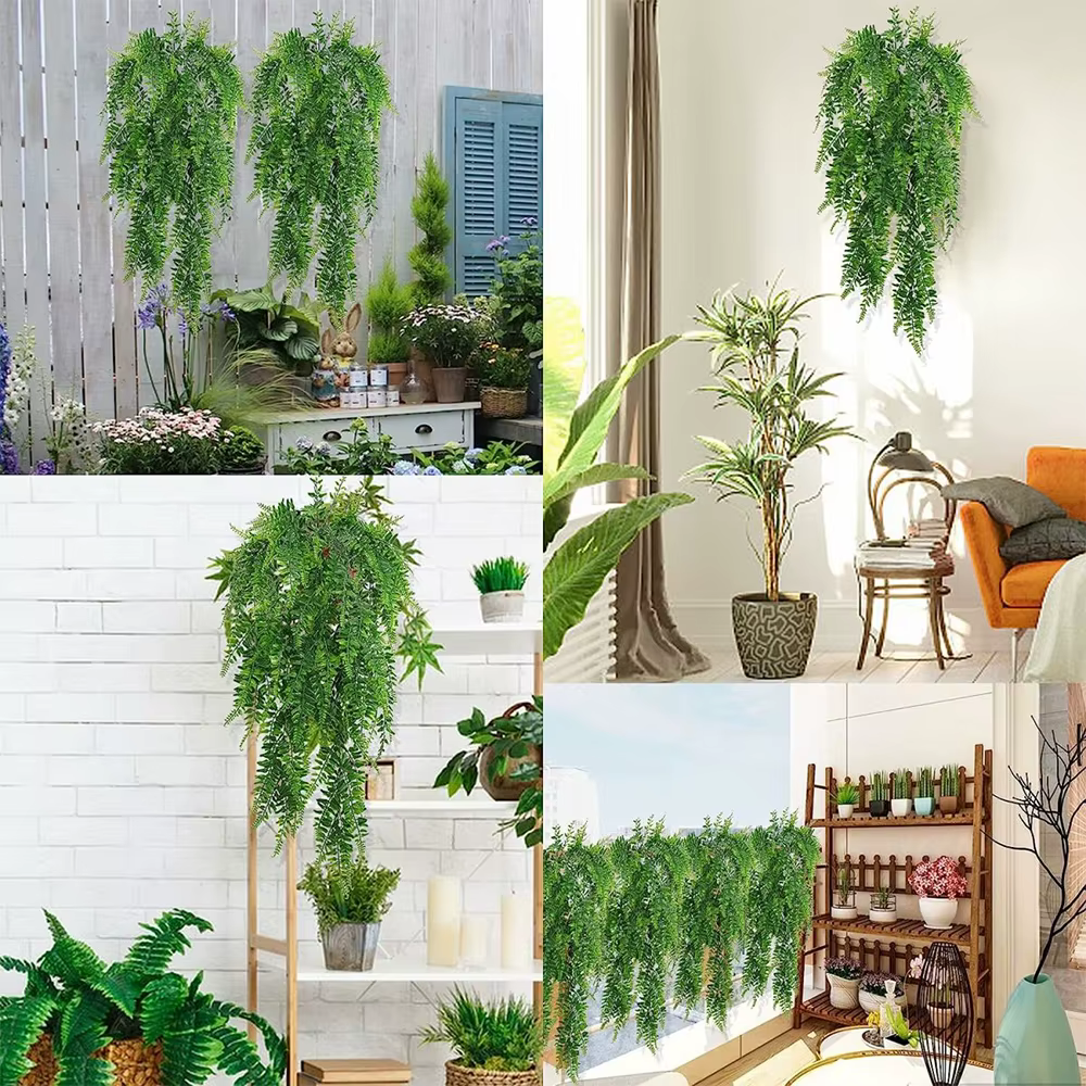 Plante artificielle persane feuilles de fougère vignes tenture murale balcon chambre maison jardin décoration