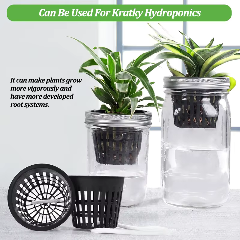 Lot de 20 paniers de culture pour jardin avec filet