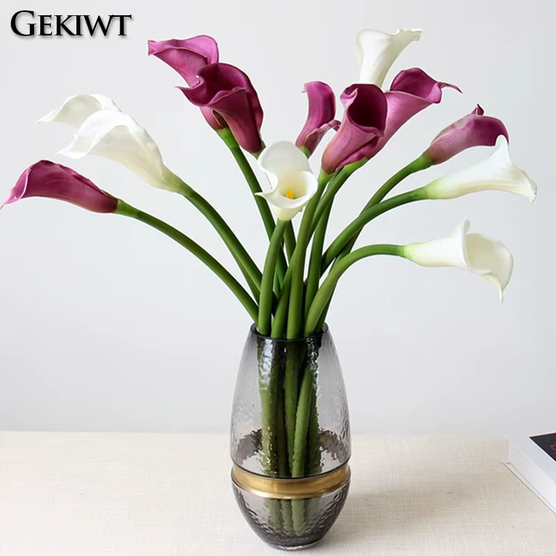 Fleur Artificielle de Lys Calla en PU