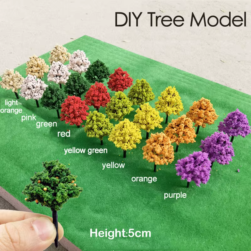 Modèle d'arbre de pêche de Simulation de 5cm de haut