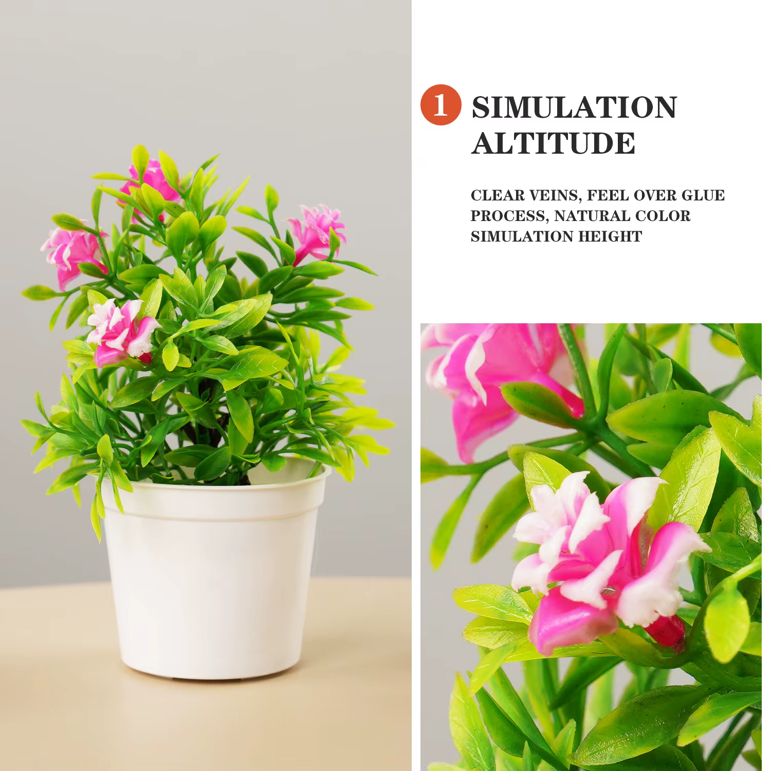 Plantes artificielles en pot de faux bonsaï