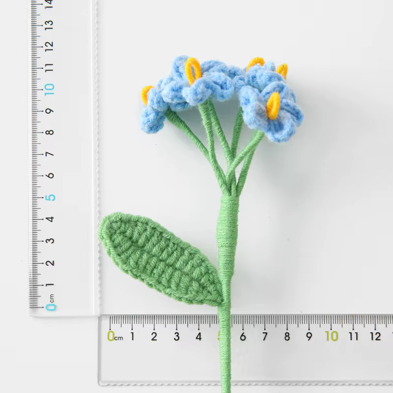 1pc Crochet fleurs tricotées