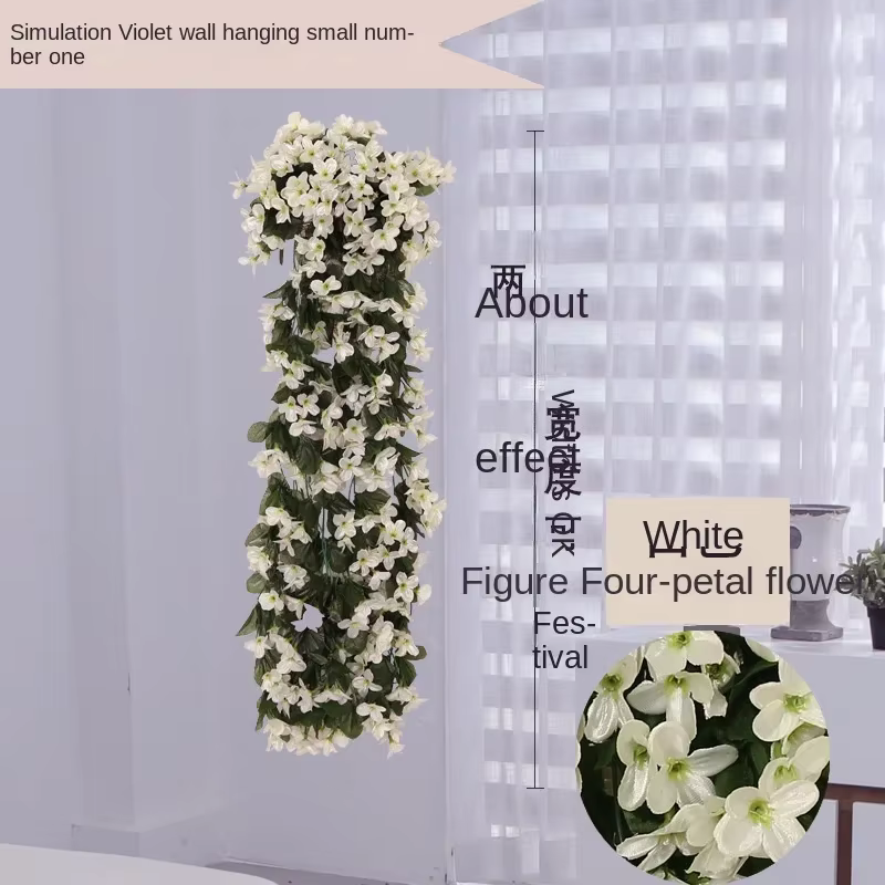 Fleur Artificielle en Verre pour Décoration de ix