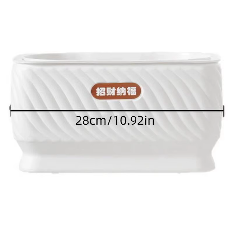 Pot de fleurs auto-arrosant en plastique