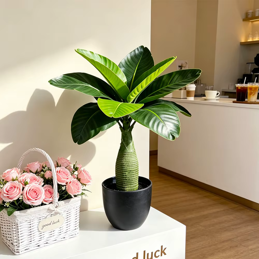 Plantes artificielles de bananiers 37/40 cm