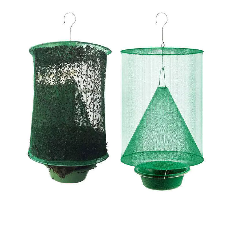 Piège à mouches suspendu avec maille verte durable