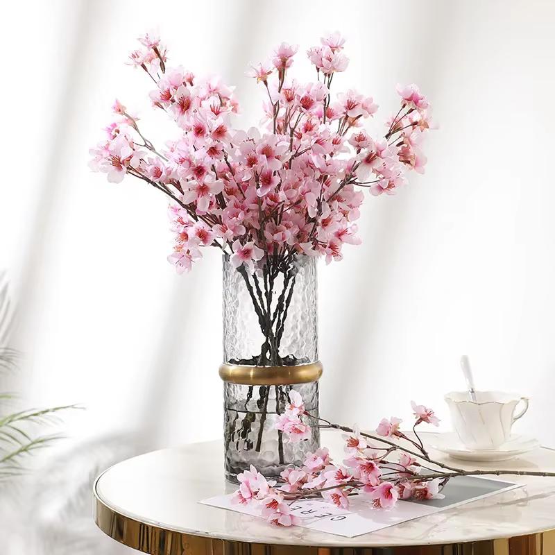 Fleur de pêche artificielle 40cm