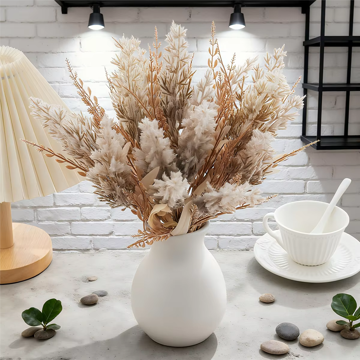 Plantes Artificielles : Roseaux Décoratifs pour la Maison, Bonsaïs, Décoration de Jardin Extérieur, Couronnes de Mariage pour la Saint-Valentin, Accessoires de Photographie Très Demandés