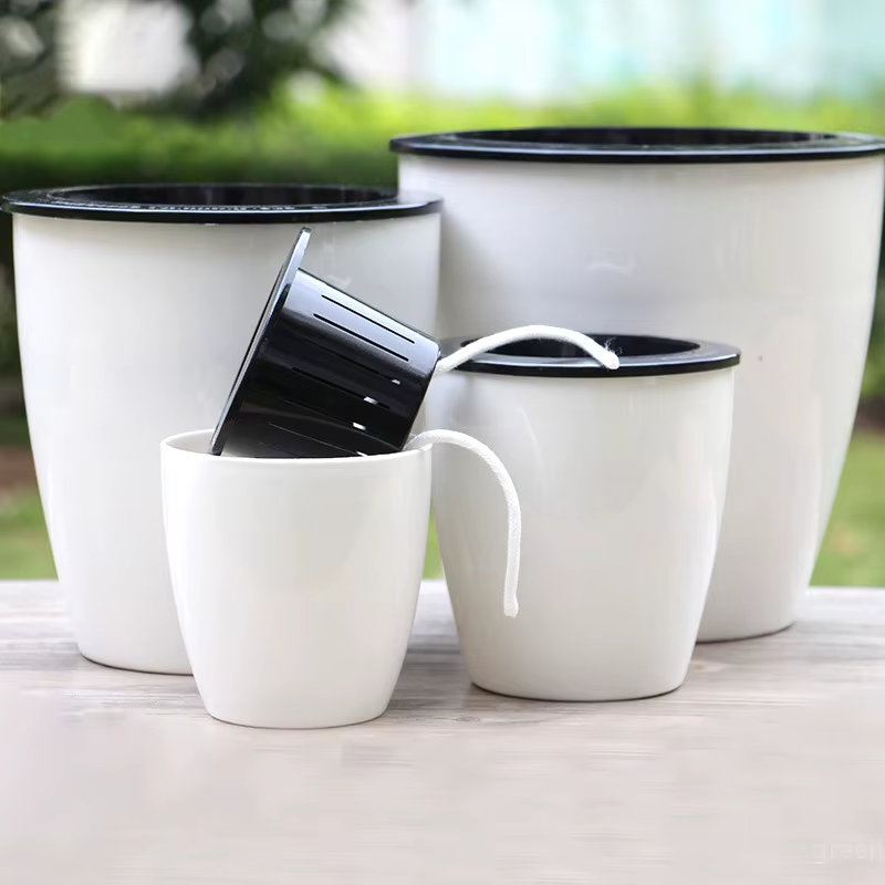 Pot de fleurs rond Double couche
