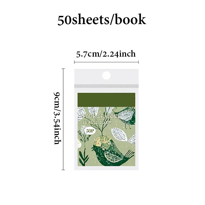 Mr. Paper, autocollants mignons de plantes