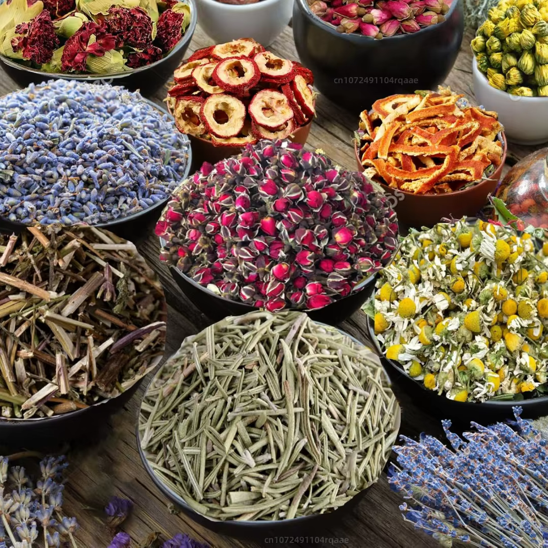Fleurs séchées naturelles de haute qualité