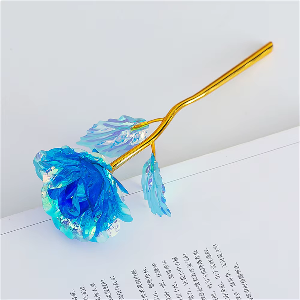 1 pièces fleur artificielle feuille Rose