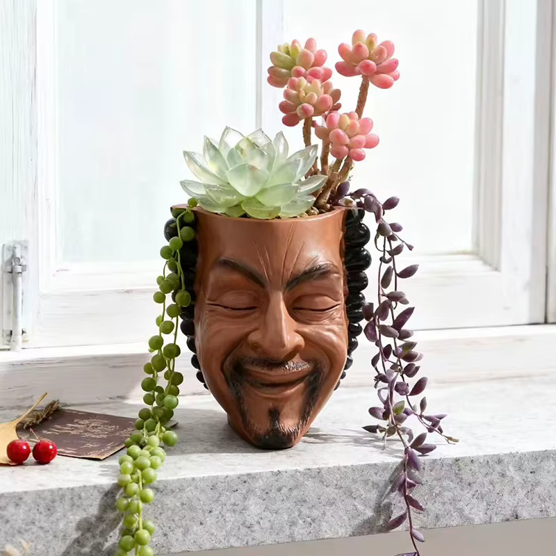 Pot de fleurs de style créatif