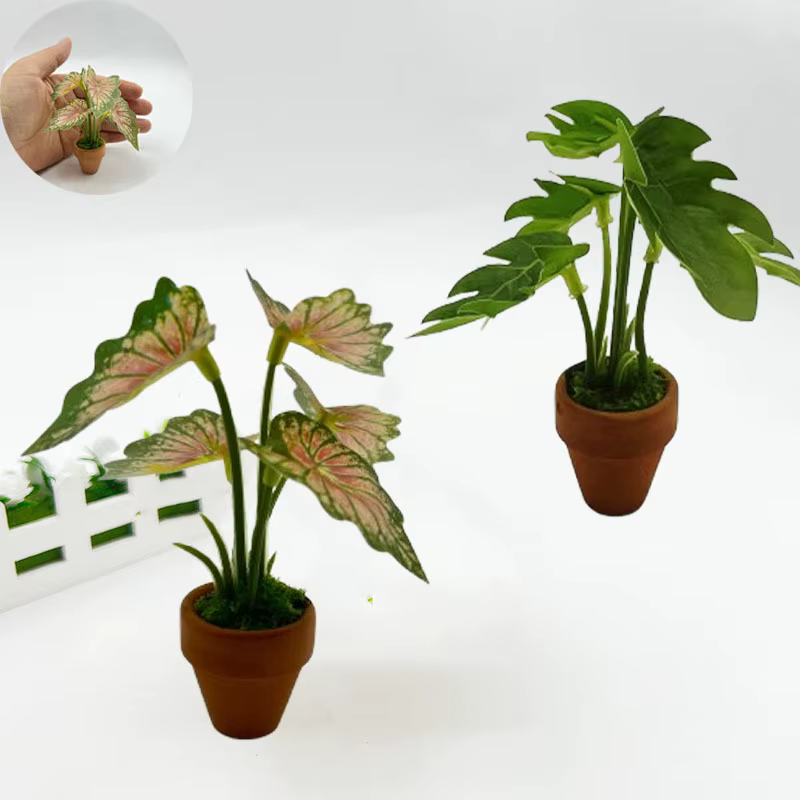 Plantes vertes pour maison de poupée