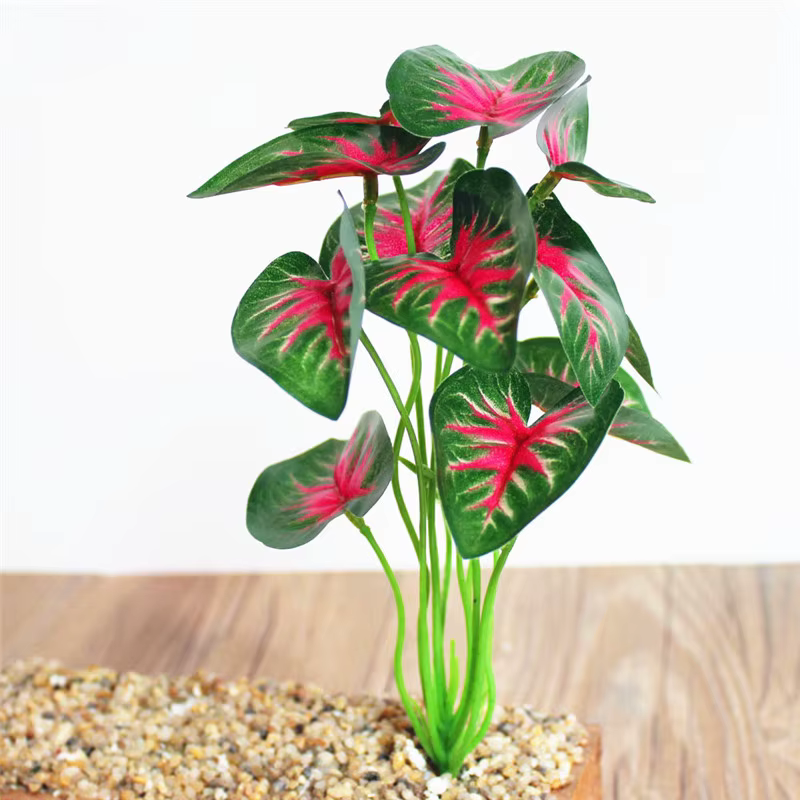 1 pièce de plante artificielle en soie