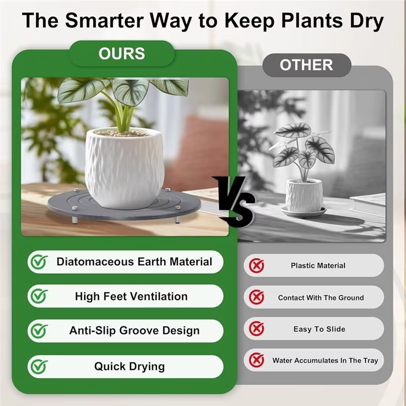 BSEVB - Plateau pour plantes d'intérieur à séchage rapide