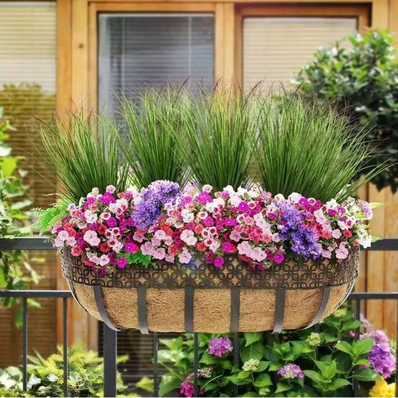 Fausse verdure d'herbe d'oignon artificielle