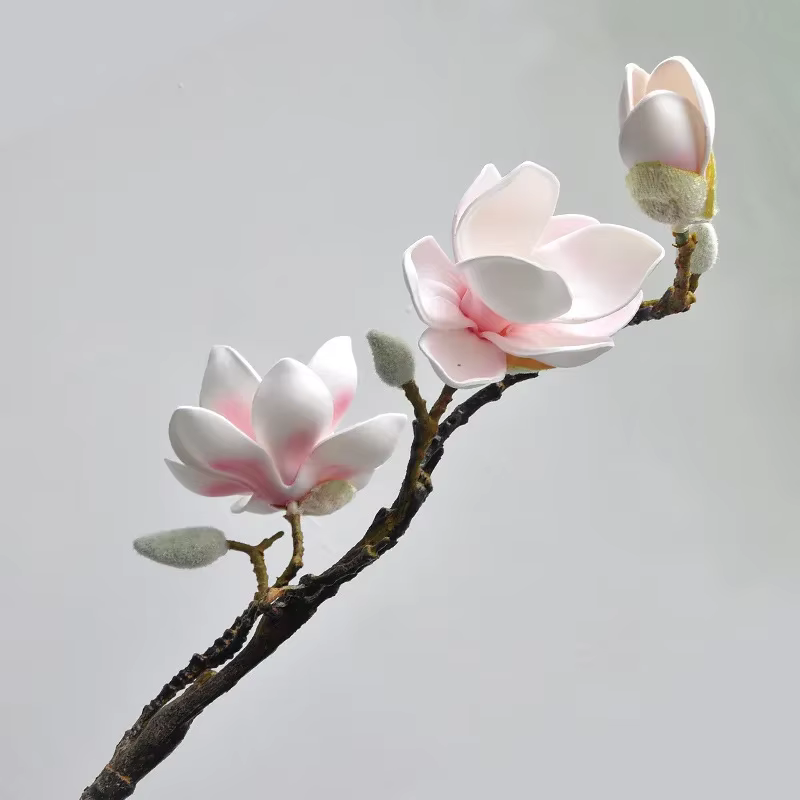 Fleurs artificielles de 95CM de style Zen chinois pour la décoration de la maison et du mariage