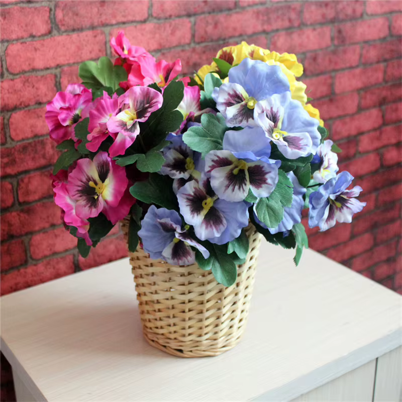1 pièce de fleurs artificielles en soie
